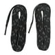 thumbnail image 2 of Cordones de poliéster encerado para patines, planos, antideslizantes, duraderos, ligeros y portátiles Negro XL, 2 of 9