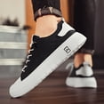 thumbnail image 6 of 2026 NewMen'S Low-Top Slip-On Sneakers -Breathable Fabric & Faux Upper,  Casual Streetwear with Thick Cushioned PVC Sole,  Non-Slip Comfort for Outdoor, Hiking & Daily Wear, Hiking Footwear, Stylish, 6 of 9
