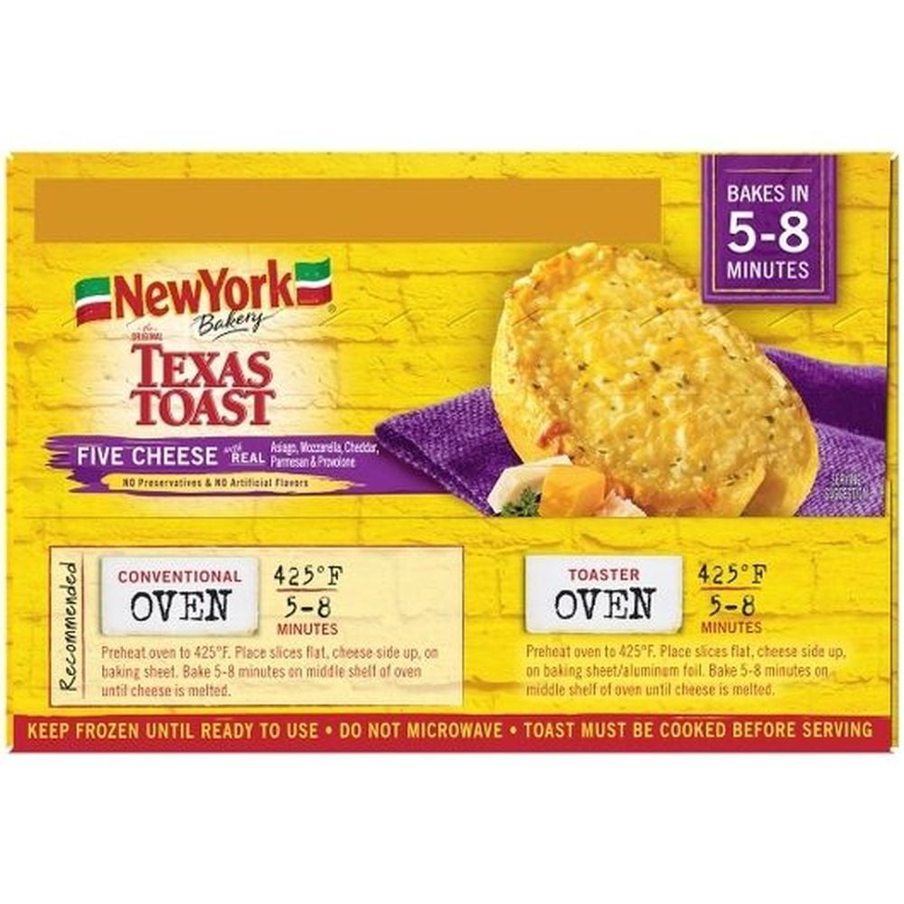 New York Bakery Five Cheese Texas Toast, 13.5 Ounce -- 12 per case