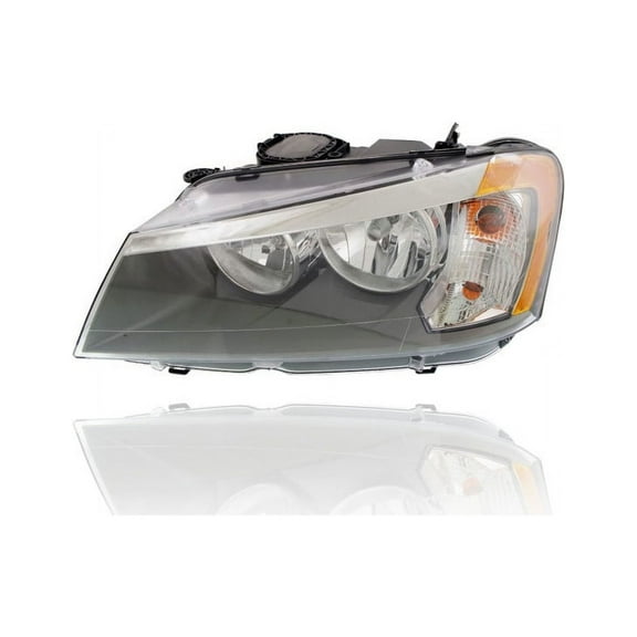 Headlight Assembly - Compatible/Replacement for '11-14 BMW X3 - Halogen - Left Hand - Driver - 63117222025