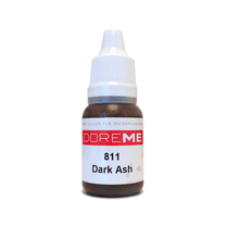 DOREME Permanent Makeup Pigment - Organic Eyebrow Ink Color Tattoo Micro Cosmetic Micropigmentation - Dark Ash