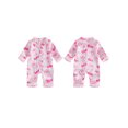 thumbnail image 2 of Cjfdfy Newborn Baby Girls Halloween Pajamas Long Sleeve Cartoon Print Fur Trim Toddler Loungewear Cute Ghost Letters Print Pajamas Closure Sleepwear, 2 of 9