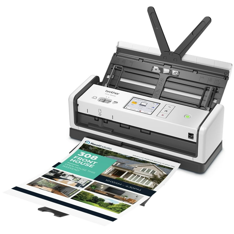 全日本送料無料 Brother Scan Scanner, Desktop Compact Wireless ADS-1800W スキャナー