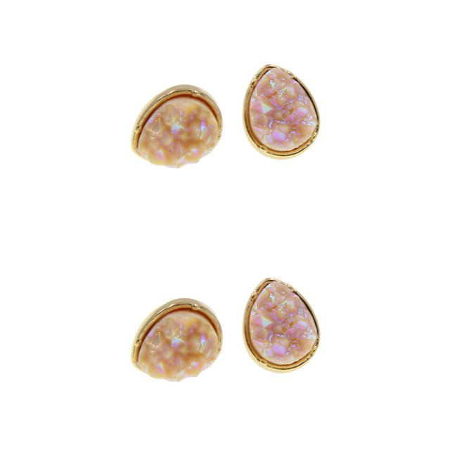 Jumpingount Pendientes de tuerca para mujer, regalos de joyería, elegantes y brillantes, pequeños pendientes de tuerca para chicas jóvenes, Type1 NO1