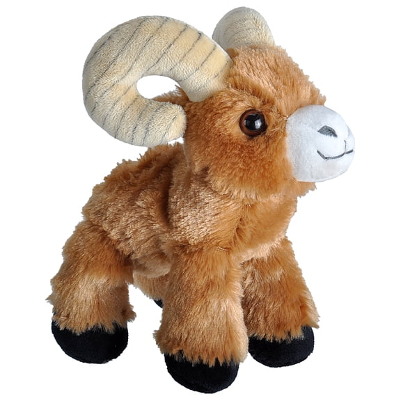 Wild Republic Bighorn Sheep Plush, Stuffed Animal, Plush Toy, Gifts for Kids, Hug’Ems 7 Inches