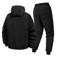 thumbnail image 4 of Letdown Men's Tracksuit 2 Piece Athletic Sweatsuit Full Zip Jogging Long Sleeve Casual Sports Outfits Sport Jogger Sweat Suits (Black, XL), 4 of 6