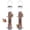 Gray, variant on Urban Deco 2 Pack Metal Bird Feeder Tube Hanging Wild Bird Seed Feeder,Steel Hanger Great for Attracting Birds (Bronze)