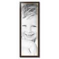 thumbnail image 2 of ArtToFrames 12" x 37" Mahogany and Gold Slope Picture Frame, 12x37 inch Brown MDF Poster Frame (WOM-4447), 2 of 8