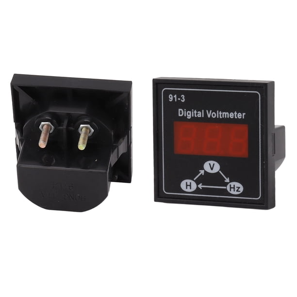 Voltímetro Digital ANGGREK Plástico Monofásico Trifásico 3 Dígitos Pantalla LED Digital Medidor De Voltaje