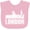 AD-Pink, variant on Inktastic London England City Skyline with Grunge Boys or Girls Baby Bib