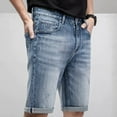 thumbnail image 2 of Men's Comfort Flex Waistband Shorts - Relaxed Fit, Durable Denim, Five Pocket Styling, Ideal for Summer, Multiple Sizes, 2 of 6