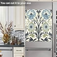 thumbnail image 3 of Yayeee Magnetic Dishwasher Cover for The Front Decoration Home Kitchen Machine Sticker Protector, Blue Floral Pattern, 3 of 6