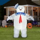 Photo 1 of 10 ft. Stay Puft with Pumpkin Tote Airblown Halloween Inflatable