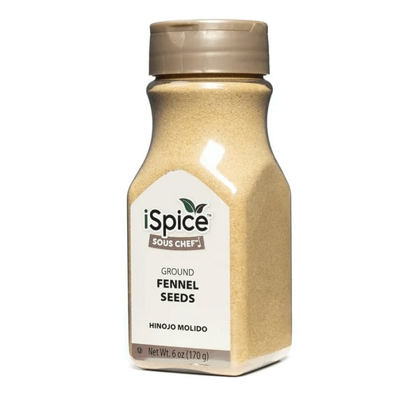 iSpice | Fennel Ground | 6 oz | Gourmet Spice | Kosher | Sweet flavor