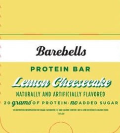 Barebells Bars Lemon Cheesecake 55g 4-pack