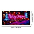 thumbnail image 2 of LSLJS Christmas Garage Door Cover - 6.9x15.7 Ft Luminous Garage Door Christmas Cover & Christmas Decorations for Home Yard Porch Party Wall Background, 2 of 3