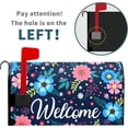 thumbnail image 2 of Spring Summer Flowers Mailbox Covers Magnetic Welcome Mailbox Cover Floral Magnetic Mailbox Cover Mailbox Wraps Standard Size 21" X 25.5" Holiday Garden Mailboxs Decorations for Outside, 2 of 6