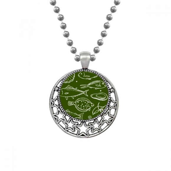Marine Creatures Art Deco Fashion Necklaces Pendant Retro Moon Stars Jewelry