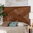 thumbnail image 6 of bali & pari Elettra Bohemian Dark Brown Rattan Queen Size Standalone Headboard, 6 of 6