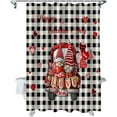 thumbnail image 2 of Fall Shower Curtain Gnome with Pumpkin Thanksgiving Shower Curtains for Bathroom Hello Fall Maple Leaf Bath Curtains Sets with Hooks for Autumn Thanksgiving Seasonal Decor Fabric Small Stall 36" X 72", 2 of 6