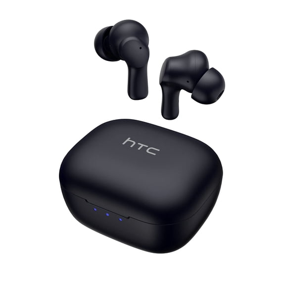 Auriculares Inalámbricos HTC Bluetooth 5.3 ENC Impermeables Negros