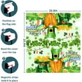 thumbnail image 6 of Happy St Patricks Day Mailbox Cover Spring Mailbox Covers Magnetic Standard Size 25x21in St Patricks Day Gnomes Magnetic Mailbox Covers Waterpfroof Letter Post Box Cover Wrap Decoration for Outside, 6 of 6