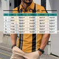 thumbnail image 3 of Blusa de Manga Corta, Hombres de Moda Versátil Botón Raya Cuello de Vuelta para el Uso Casual Y Diario, 3 of 6