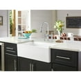 thumbnail image 5 of Elkay SWUF3320WH Fireclay 33 in. x 20 in. x 10-1/8 in. 60/40 Double Bowl Farmhouse Sink with Aqua Divide (White), 5 of 5