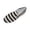 Black, variant on Wensltd Women Canvas Flats Striped Print Round Toe Spring Lightweight Shoes for Running Work Walking