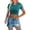 Green, variant on Women's Crop Top - Drawstring Waist Pleated Round Neck T-Shirt | Umbilical Top with And Pleated Round Neck T Shirt for Women (Black | XL)