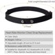 thumbnail image 4 of 2 Pack Heart Rate Monitor Chest Strap Replacement Compatible with Polar and Garmin Transmitters Soft Strap, 4 of 5