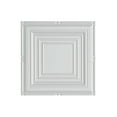 thumbnail image 1 of Fasade Easy Installation Portrait Gloss White Glue Up Ceiling Tile/ Ceiling Panel (12" X 12" Sample), 1 of 3