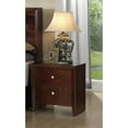 thumbnail image 3 of Kali Wooden 2-Drawer Brown Nightstand, 3 of 5