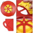 thumbnail image 4 of 2Pcs Spill Stopper Lid Cover,Boil Over Safeguard, 10.2"Green+Red, 4 of 5