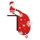 thumbnail image 1 of Adorno navideño para marco de puerta, escultura de dibujos animados, decoración de puerta de Papá Noel de madera, divertida para Navidad, muebles de, 1 of 9