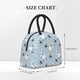 thumbnail image 2 of Fotbe Skiing penguin Bear Bolsa de Almuerzo con Estampado, Lonchera Aislada, Contenedor de Comida Reutilizable Tipo Cooler a Prueba de Fugas, 2 of 6
