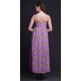 thumbnail image 2 of Bimba Robe Longue Maxi d'Été à Bretelles Spaghetti Ajustables Imprimée Papillon - X-Grand, 2 of 6