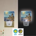 thumbnail image 5 of Seagull Windmill Sea Sun Night Light 2 Pack LED Nightlight Plug into Wall Dusk to Dawn Sensor Soft White, 5 of 7