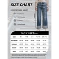 thumbnail image 6 of EMMIOL Women's Mid Rise Boyfriend Patchwork Straight & Wide Leg Denim Pants Trendy 2026 Jeans, 6 of 6