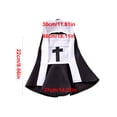 thumbnail image 4 of AuroraX Halloween Nun Pet Costume Dog Costumes Halloween Small Lightweight Dark Hooded Washable Pet Halloween Costumes Black, 4 of 9