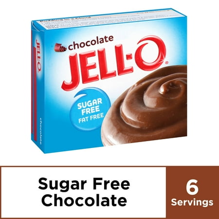 Jell-O Sugar Free Chocolate Instant Pudding Mix, 2.1 oz Box - Walmart.com