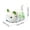 Khaki, variant on Yellow Fluffy Electric Vibrating Mouse Cat Toy, Automatic Moving Simulated Prey Interactive Teaser Toy, Vibration Drive No-Wheel Kitty Play Toy for Indoor Kittens & Adult Cats