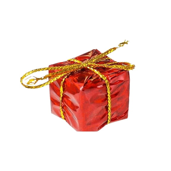 3in Gift Box Christmas Tree Ornament Pendant Christmas Daily Necessities Gift Package Christmas Foam Gift Package