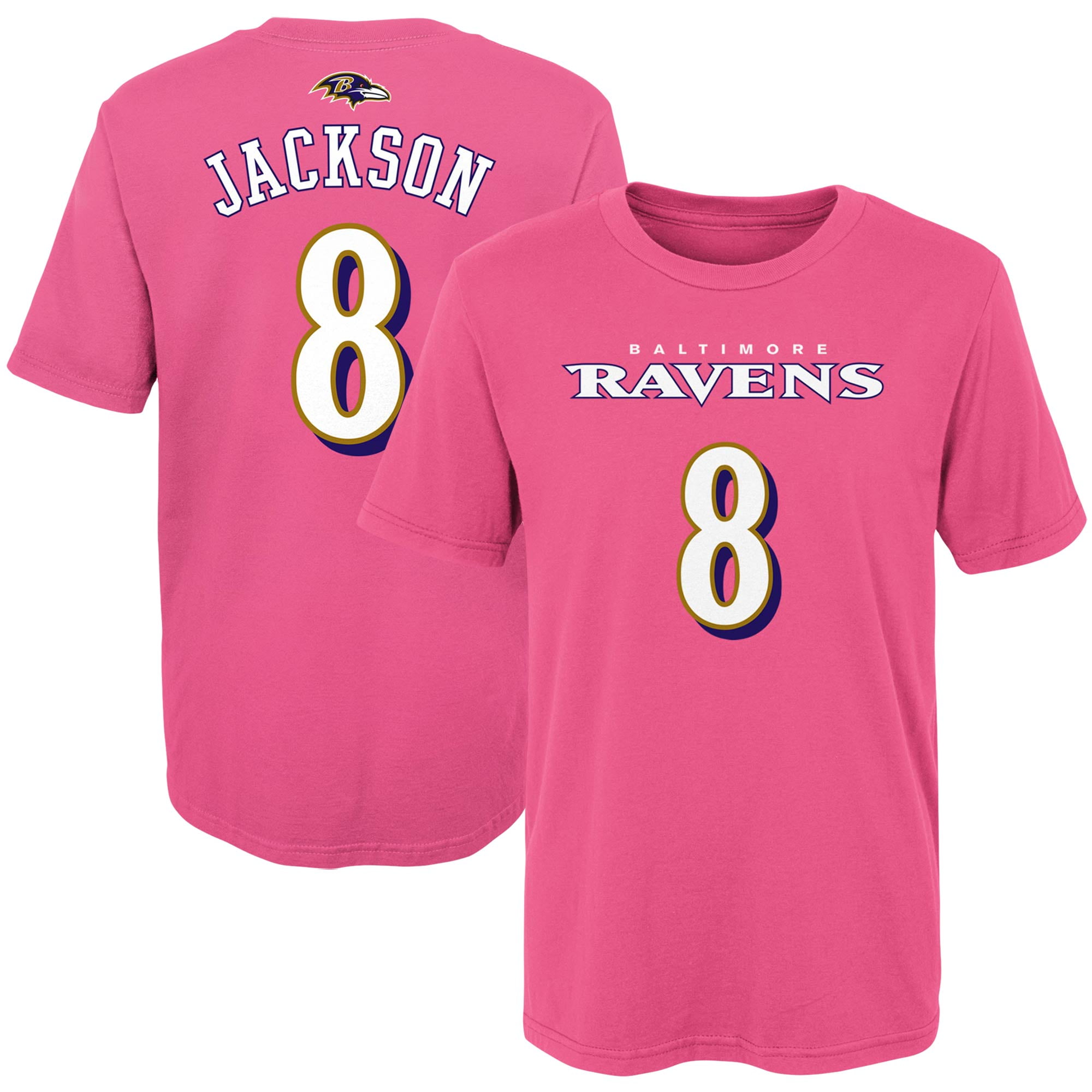 Girls Preschool Lamar Jackson Pink Baltimore Ravens Player