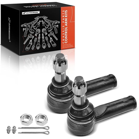 A-Premium 2x Front Outer Tie Rod Ends Left Right Compatible with Ford F-150 F150 2004 2005 2006 2007 2008 Lincoln Mark LT 2006 2007 2008 Replace # ES3691