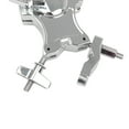thumbnail image 3 of EeaseCA Adjustable Zinc Alloy Tom Drum Mounting Bracket Extension Clip Musical Instrument Accessory (Silver), 3 of 8