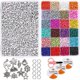 thumbnail image 1 of Kit de fabricación de pulseras con cuentas, cuentas de arroz de cristal, cuentas de letras inglesas para pulsera, 5000 Uds., 1 of 3