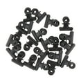 thumbnail image 2 of LOVIVER Black Metal Binder Clips, 20 Pack 1.22 Inch Hinge Paper Clips Clamps for, 2 of 8