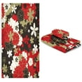 thumbnail image 7 of GZHJMY Colorful Flowers Bath Towel Set of 3, Highly Absorbent & Soft Bathroom Towels Set Quick Dry Towels Set for Bathroom Spa Beach (1 Bathroom Towels, 1 Hand Towel, 1 Washcloth), 7 of 7