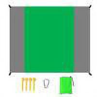 Alfombrilla para acampar Manta para acampar resistente a la suciedad Ligera para exteriores (Verde)